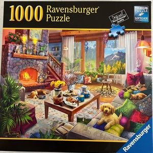 Ravensburger Cozy Cabin 1000-Piece Puzzle